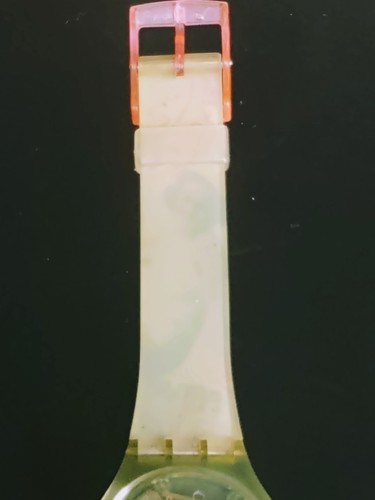 1992 Vintage Swiss Made Swatch Watch. Postcard Watch. Neon Swatch - Picture 8 of 15