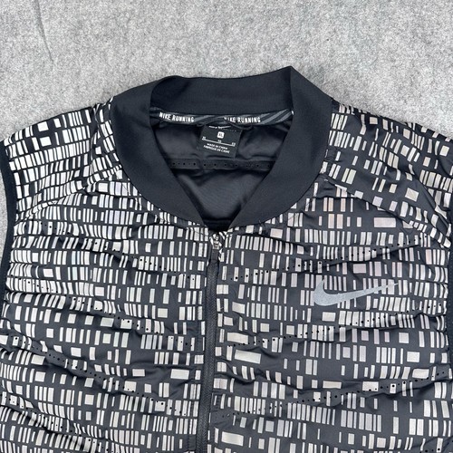 Nike Men Aeroloft 800 Running Vest Black Reflective Goose Down Run XL 800501-010 - Picture 6 of 15