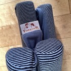 Yotache double sided Door Draught excluder grey black. NEW IN BAG