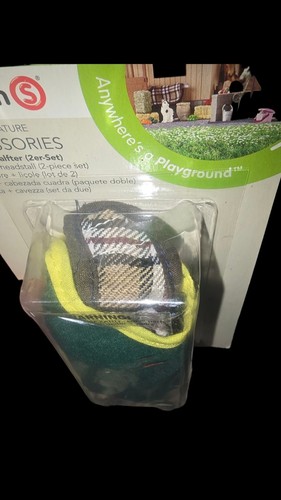 Accesorios Schleich - Juego de 2 mantas y cabecero NUEVO modelo de juguete # 42130 - Imagen 2 de 3