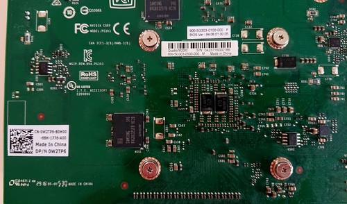 Scheda video GPU NVIDIA Quadro M2000 4 GB GDDR5 75W 4xDisplayPort (DELL) - Foto 6 di 10