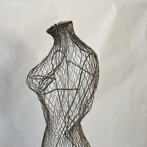 Vintage early Century 1900’s Metal Wire Dress Form Mannequin - Picture 8 of 9