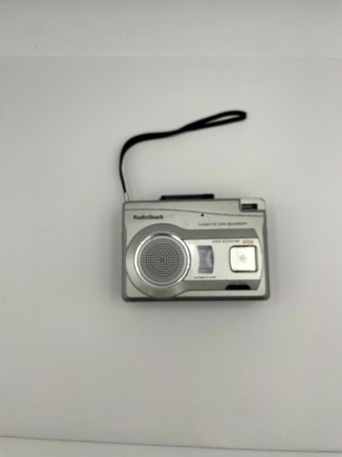 Vintage Radio Shack CTR-122 Sprachgesteuertes Kassettenrekorder Silber Handgerät - Bild 3 von 11