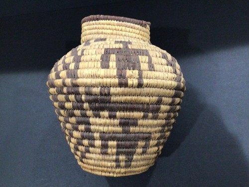 Vintage Indianer Hopi Adler aufgerollter Korb 9 Zoll - Bild 5 von 7