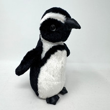 Aurora Black Footed African Penguin Plush Stuffed Animal Cute Cuddle Bird Toy 8"
