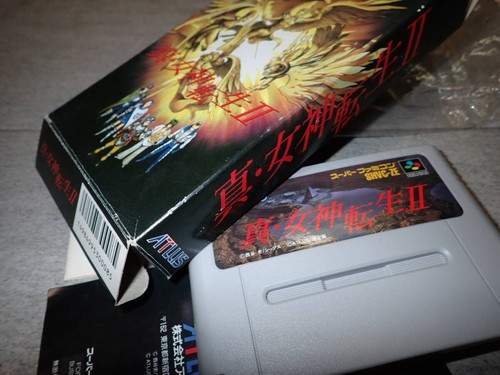 Shin Megami Tensei II Super Famicom gioco giapponese in scatola con manuale e cartolina ( - Foto 7 di 10