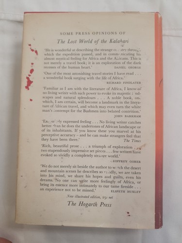 The Heart Of The Hunter Laurens Van Der Post Hardcover 1961 - Picture 9 of 9