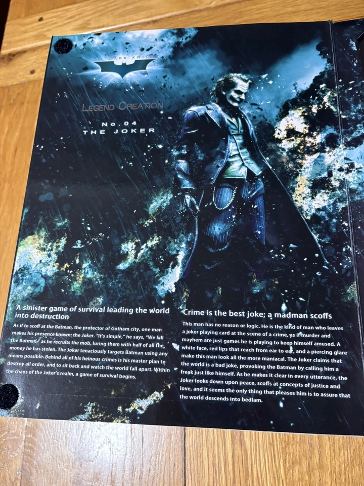 Play Arts Kai JOKER Action Figure Batman Dark Knight Trilogy No 4 Boxed & unused - Image 2 of 4