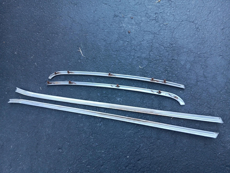 1969 Buick Skylark Vinyl Top Trim Chrome.  OEM  - Image 2 of 4