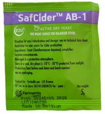 You Pick 1 to 100 5g Packs - Fermentis Safcider AB-1 Cider Yeast - Wine Fruit