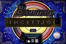 2022 Bowman Inception Baseball Hobby Box – 2 Autos + Foil Parallel NEW SEALED