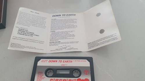 Down to Earth Firebird Sinclair ZX Spectrum Games A15 - Picture 3 of 3