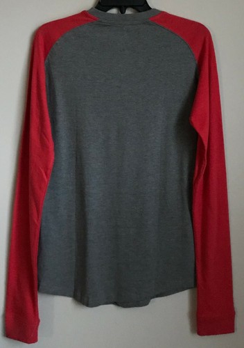 NWOT Collegiate Men's Long Sleeve Shirt Gray Red L/S T-shirts - Pick 1 School - Picture 23 of 23