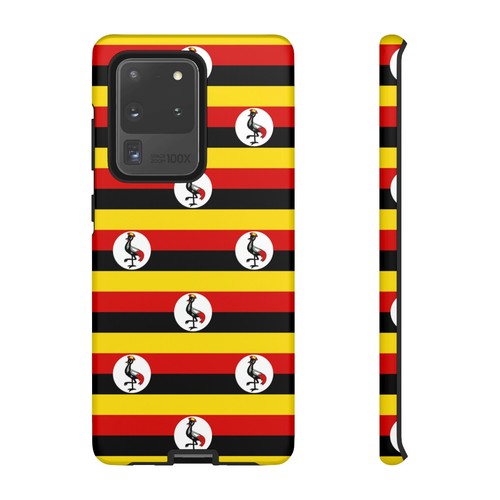 Uganda Phone Case - Ugandan Flag Pattern Print, Africa, Travel, Matte Finish - Picture 39 of 48