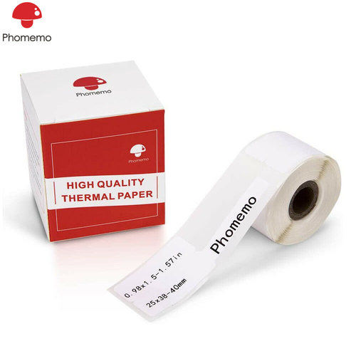 Square Thermal Sticker Labels Self-Adhesive Tag Paper for Phomemo M110 Printer - Picture 80 of 99
