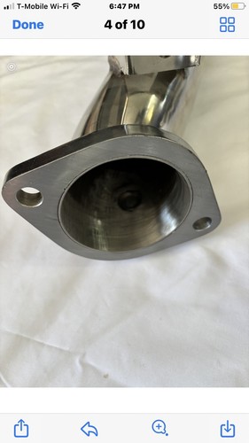 RACING EXHAUST TURBO OUTLET NEW OUT OF BOX FITS IMPORT VEHICLES - Picture 4 of 10