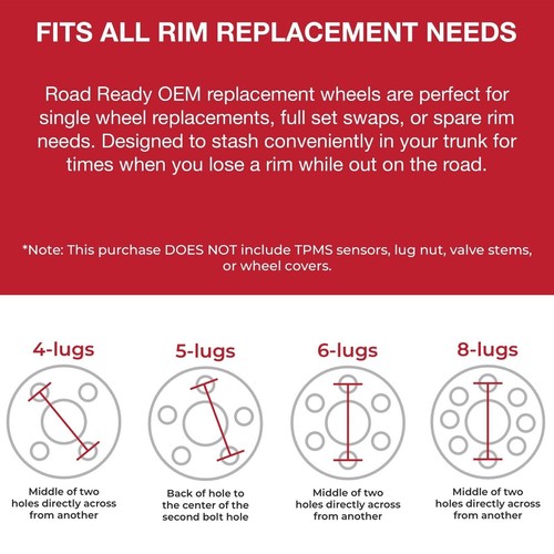 New Wheel For 2005-2018 Volkswagen Jetta 16 Inch Black Steel Rim - Picture 7 of 9