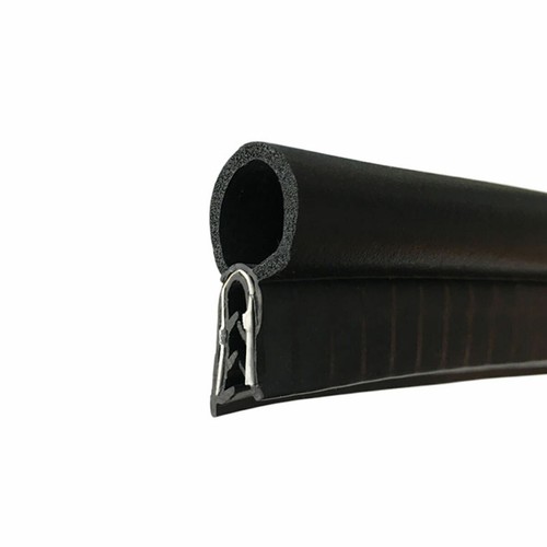 Universal 3M Car Door Window Boot Black Rubber O U Shape Edge Trim Seal Strip US - Picture 3 of 8