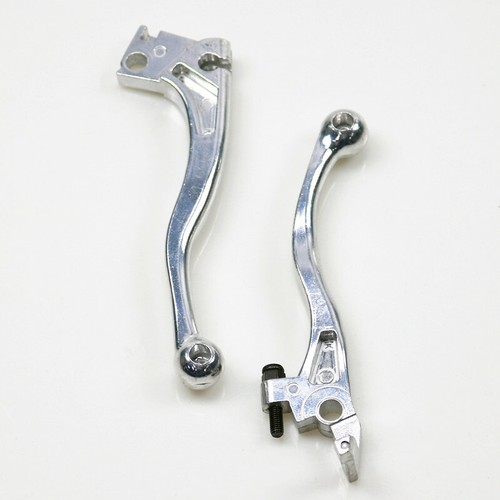 Chrome Brake Clutch Lever For Motorcycle Kawasaki KLX 250 250C KLX650 KDX 220 - Picture 2 of 7