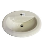 Recessed Indian Ivory Basin 1TH