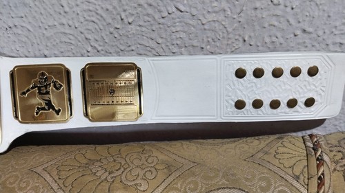 Fantasy Football FFL Championship Replica Title Belt Brass Adult Size - Picture 2 of 6