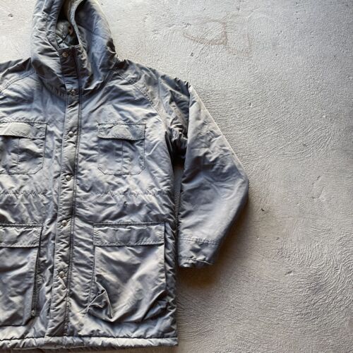 LL Bean Jacket Mens Large Gray Baxter State Parka Coat Zip Up Outdoor Vintage - Picture 3 of 8