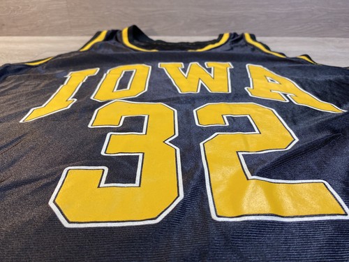 Vintage 1980s/90s Iowa Hawkeyes Dodger 2XL NCAA Basketball Jersey # 32 - Picture 9 of 9