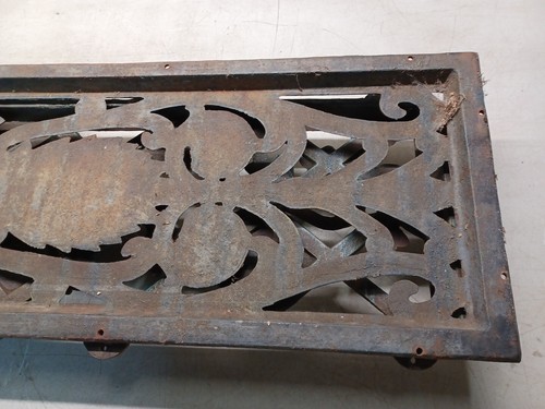 LOT of 2 Cast Iron Wall Decour Heavy Metal Rustic Floral Ivy Vines Decoration - Picture 23 of 24