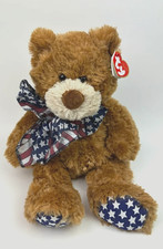 Ty Classic - FLAGS the Bear 13 Inch with TAGS - Plush 2006 Retired BRAND NEW 