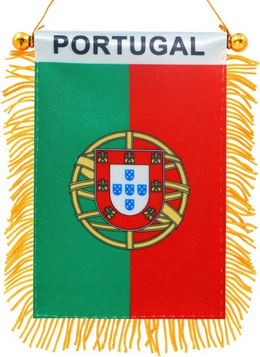 Anley 4 x 6 Zoll Portugal Fransenfenster Hängeflagge portugiesische Hängefahne - Bild 1 von 7