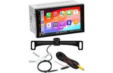 BOSS Double DIN 7" Receiver Apple Carplay/Android Auto SiriusXM Camera BE7ACP.XC