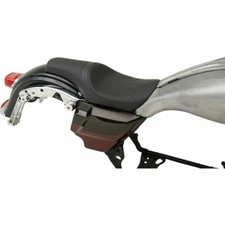 Drag Specialties Predator Stitch Seat for Yaffe 6-Gal Tank on 2008-18 Harley FLH