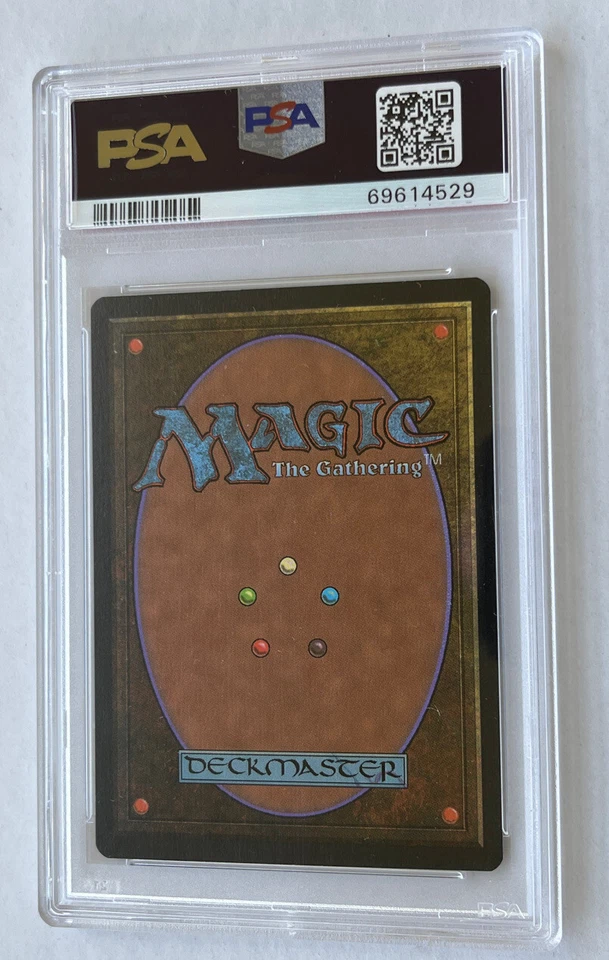 1996 MTG Magic: The Gathering "HELM OF OBEDIENCE" Alliances PSA 9 MINT - Image 2 of 2