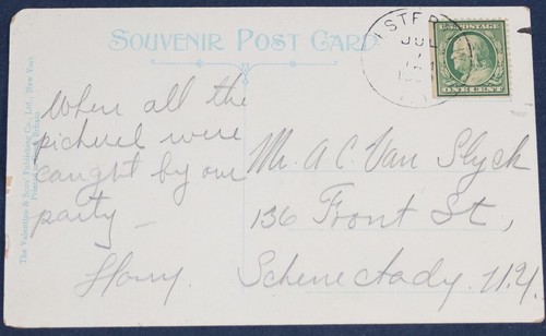 Loon Lake from Stage Road, Night, Adirondacks, NY Postcard - Picture 2 of 2