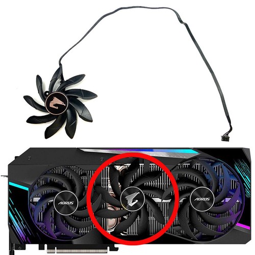 Cooling Fan for GIGABYTE RTX3070ti 3080 3080ti AORUS XTREME Graphics Card Fan - Afbeelding 19 van 21