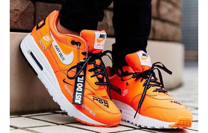 Nike Air Max 1 PRM JUST DO IT JDI OFF WHITE Orange Virgil Nike Air Max 1 PRM JUST DO IT JDI OFF WHITE Orange Virgil