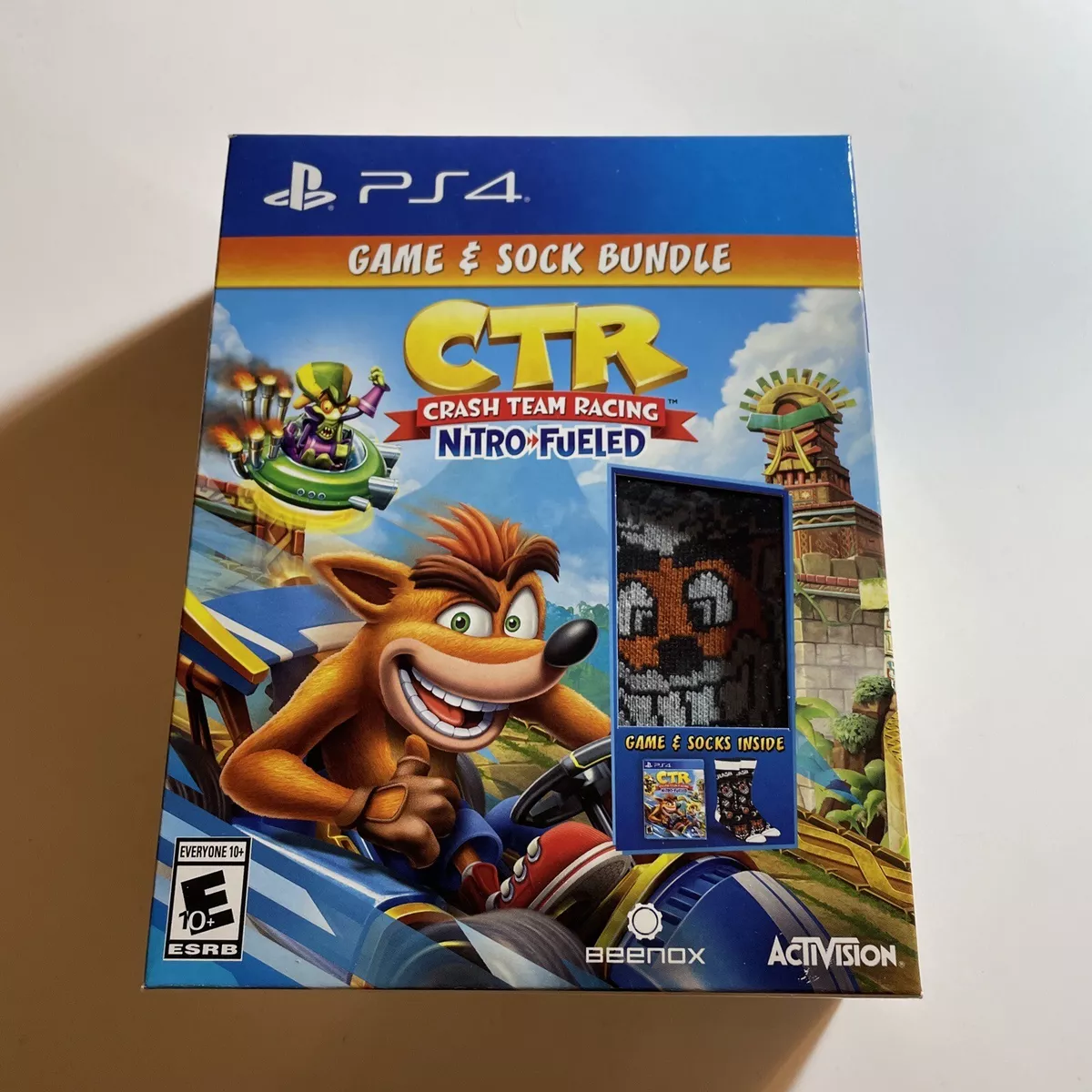 Crash Team Racing Nitro Fueled Playstation 4 PS4 Sock Bundle Socks