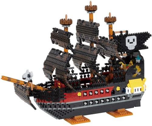 Kawada Nano-bloque Barco Pirata Edición Deluxe NB-050 - Imagen 5 de 5