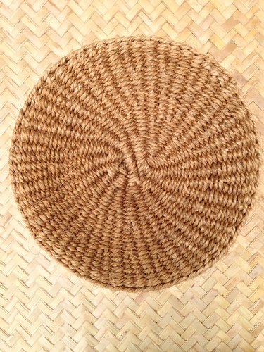 African Kiondo Basket Woven Sisal Storage Planter Kenyan Made Size 8 in /20.3 cm - Picture 7 of 9