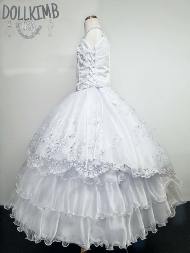 First Communion Dress Girl Virgin Mary. Vestido de primera comumion. PAQUETE - Picture 53 of 55