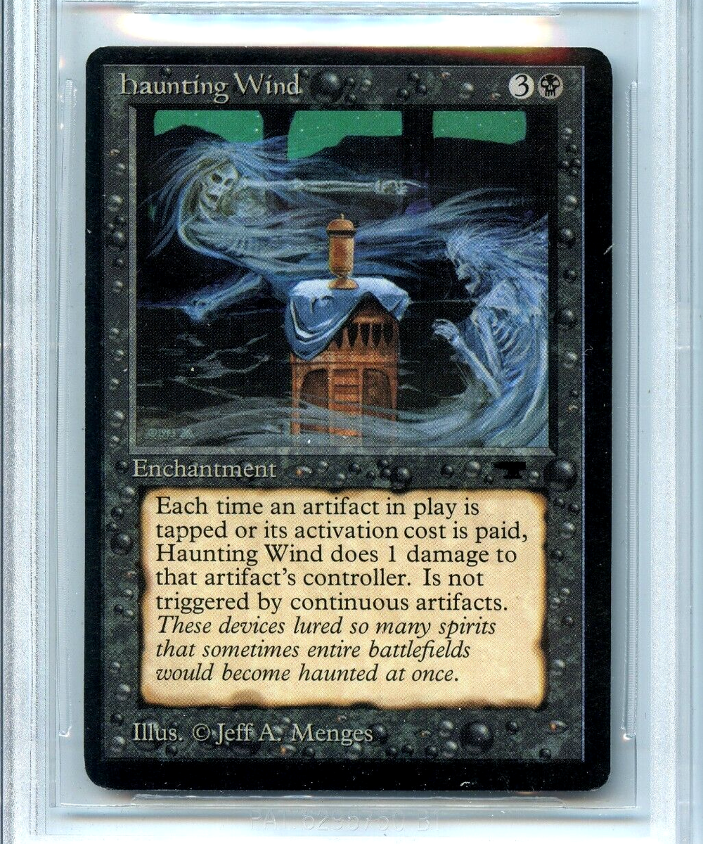 マジック：ザ・ギャザリング Haunting Wind MTG Antiquities Haunting Wind BGS 7.0 NM Magic Card Amricons