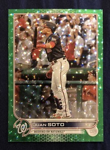 2022 Juan Soto Topps GREEN FOIL Parallel /499 - #150 NY Yankees Nationals