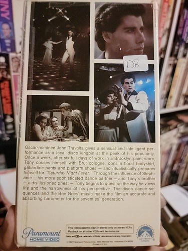 Saturday Night Fever 1977 VHS Rare Hard To Find Original Release - Picture 2 of 2