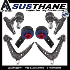 Front Lower Control Arms Ball Joints & Poly Bushing W/Bracket Kit 6p for BMW E46