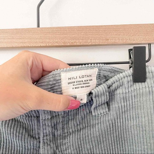 Pantalones de pana Nili Lotan pierna ancha de altura baja - Imagen 5 de 7