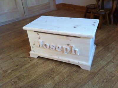 Personalised Toy Box Chest Handmade