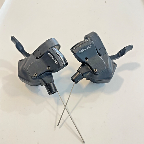 Vintage Shimano Deore XT Schalthebel 8s Trigger SL-M740 3 x 8 fach Shifters