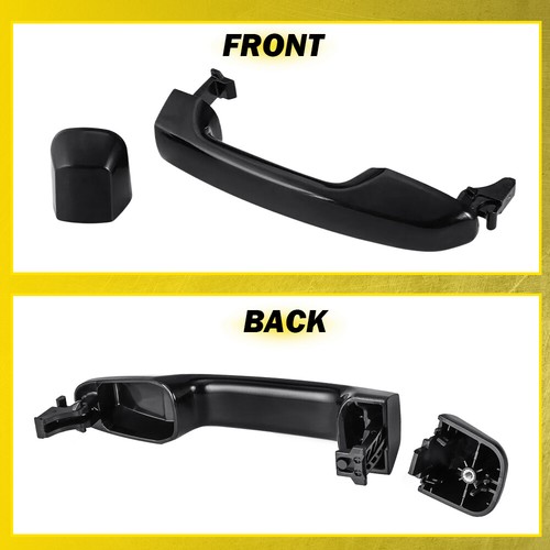 1x Rear LH or RH Outer Door Handle for Toyota Prado J150 Series 2009-2020 Black - Picture 6 of 13