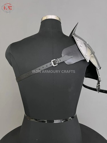 Medieval Knight Shoulder & Bracer Armor, Larp Armor,Fantasy Armor, Cosplay Armor - Picture 9 of 9