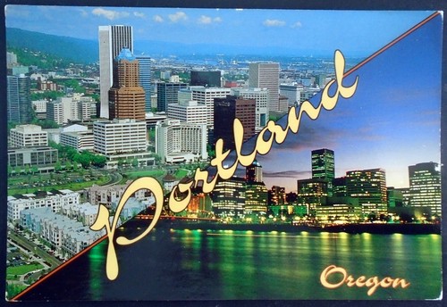 Day & Night, Portland, KOIN Tower, Wells Fargo Center, Marriott Hotel, Oregon